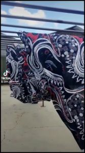 Atasan Batik Wanita Blus Batik Lengan Balon Model Peplum Payung Terbaru