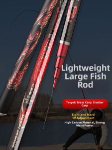 Hongjian | Ultra-light Heavy Duty 19Tone Hand Fishing Rod for Large Carp and Silver Carp Competitions