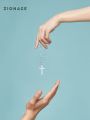999 Pure Silver Cross Necklace Couple Design Engraved Men's Women's Simple Clavicle Chain Jewelry Fashionable Trendy. 