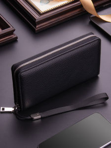 Mens Large Capacity Casual Ultra-Leather Handbag Stylish Grab-and-Go Wallet Durable Shoulder Bag for Business And Leisure