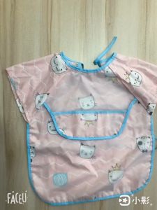 เสื้อกันเปื้อนเต็ม แบบเต็มตัว แขนสั้น 10ลาย+ ในไทยพร้อมส่ง วิดเดียมวิดถุง WD003 kiss baby