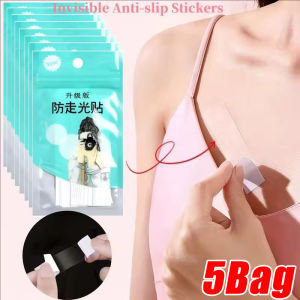 5Bag Underwear Strap Anti-slip Double Sided Tape / Clear Adhesive Clothing Adhesive Tape / Invisible Safe Body Tape for Women Body Skin