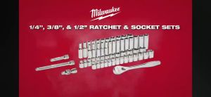 Milwaukee ชุดประแจบล็อก 3/8" 12 ชิ้น รุ่น 48-22-9001 แท้ 100%