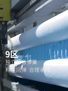 Silent independent spring sponge mattress compressed roll latex memory foam mattress hotel home bedroom student dormitory rental house special mattress