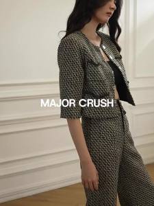 Retro Elegant Classic Check Two Piece Suit