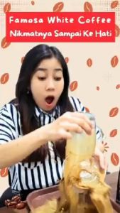 FAMOSA Halal 3-in-1 Premium White Coffee Blend Multipack 12x40g - Smooth Roast Halal Certified