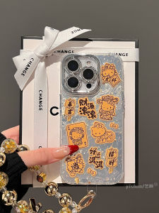 Creative Cute Silicone Phone Case for  16ProMax 17Pro 15Plus 13 Lens Full Cover 12Pro Womens Style 14pm Good Luck Cat