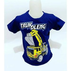 KAOS ANAK LAKI-LAKI TRUK OLENG USIA 1-10 TAHUN // BAJU ANAK COWOK