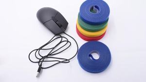 50Meter/Roll Cable Ties Adhesive Fastener Tape Wrap DIY Reusable Double Side Hook and Loop Cable Straps Wires Management Straps