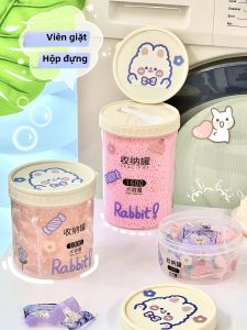Cute Transparent Moisture-Proof Detergent Storage Box