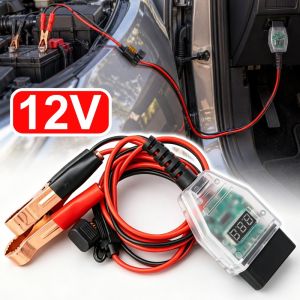 Ô Tô OBD Pin dụng cụ thay với 5A cầu chì Bộ nhớ máy tính thay thế pin phát hiện rò rỉ cho 12V xe