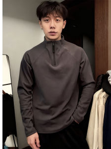 Áo Khoác Dervon Cao Cổ Dài Tay Phù Hợp Mùa Thu Đông