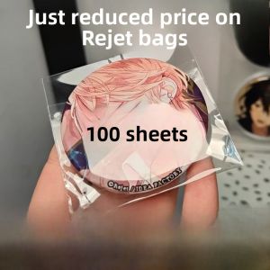 High Transparent Self-Sealing Sticker Protection Bag for Badges And Cards Thick Self-Adhesive Storage Box for Business And Cultural Supplies