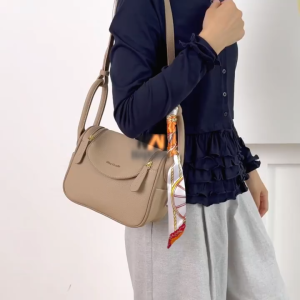 Mingxiannu Sling Bag For Woman High-End Leather Korean Fashion Adjustable Handbag Shoulder Bag
