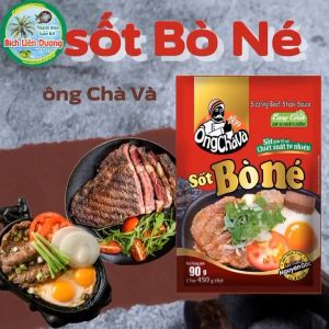 [GÓI 90GR] SỐT BÒ NÉ ÔNG CHÀ VÀ