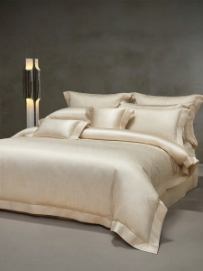 Mercury | Thick Weave Jacquard High-End Italian Damask Bed Sheet Set