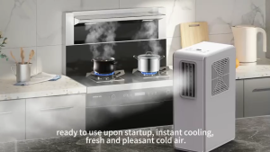 ❄️Ready stock❄️ Mobile air conditioner 2.0 HP Remote control air conditioner installation-free 冷氣機