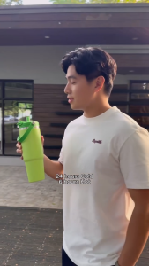 PELIFLASK 35oz Stainless Steel Thermos Tumbler with Handle Aqua flask Coffee Mug Outdoor Car Travel Tyeso Water Bottle Double Vacuum Ice Bar Cup 【Green】