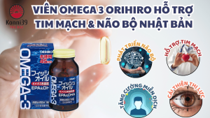 VIÊN DẦU CÁ OMEGA 3 ORIHIRO NHẬT BẢN (HỘP 180 VIÊN)