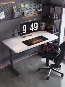 Bona Desk Ergonomic  Desk Height Adjustable PC Gaming Desk Table Office Table Study Computer Table Laptop Desk