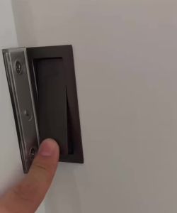 Barn Sliding Door Lock Indoor Sliding Door External Padlock New Chinese Style Built-in Wooden Door Kitchen Ghost Door Lock
