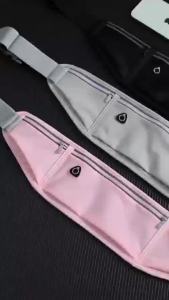 Running Item Storage Bag Lightweight Portable Breathable High Capacity with Zipper for Outdoor Sport Waist Pack