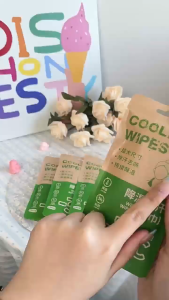 Large Size 20x60cm Cooling Wipes for Summer Refreshing Ice Towels Sweat Absorbing Sports Neck Wipe Individually Packaged for Gyms Outdoor Activities