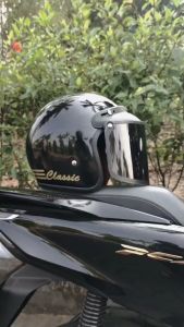 HELM BOGO GARIS POLOS KACA DATAR free packing BOX