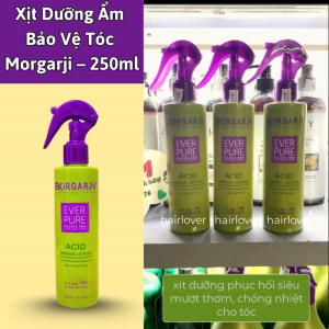 Xịt dưỡng ẩm bảo vệ tóc Morgarji 250ml  Giúp Tóc Mượt Mà Óng Ả Bảo Vệ Tóc Khỏi Nhiệt Chính Hãng .
