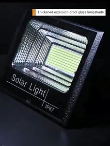 【Mua 1 cái  giao 1 cái】Đèn pha led Năng Lượng Mặt Trời công suất 200w kèm tấm pin rời có remote có cảm biến tự động dây nối