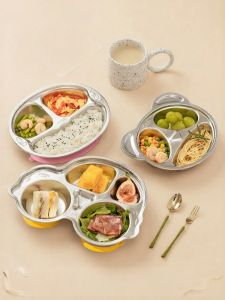 MODERN SWEETHOME | Baby Self-Feeding Suction Partition Plate