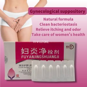 6PCS Vaginal Suppository Yeast infection Medicine Femal Gynecological Antibacterial Gel Effective Vaginal Itch Cream