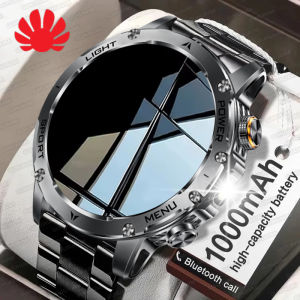 2025 New GPS Outdoor Sports Smart Watch Men AMOLED Screen NFC Flashlight Heart rate Waterproof Bluetooth Call 1000mAh SmartWatch