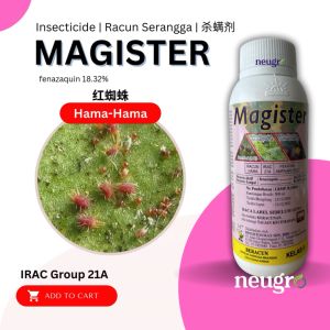 Brightonmax Magister 500ml Racun Serangga Hama Hama Merah Tembikai/ Limau Fenazaquin 18.32% Insecticide Control Spider Mites Watermelon 杀螨剂 控制红蜘蛛