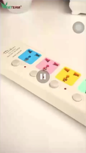 Ổ Cắm Điện Đa Năng Chịu Tải 2500W  Ổ Cắm Điện Thông Minh tích hợp 2 cổng USB