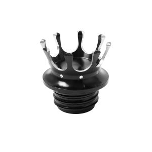 Crown Style Oil Fuel Tank Cover Motorcycles Vented Gas Cap For Harley Sportster 1200 XL 883 Road King FLHR Softail Dyna Touring