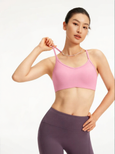 VFU | Anti-Shake Gather Sport Bra Cross-Back Design
