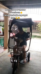 Electric bicycle motorcycle canopy foldable cover electric bicycle rain cover sunshade umbrella