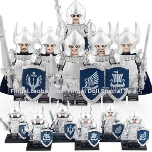 Dol Amroth Swan Knight Gondor Figure Building Brick