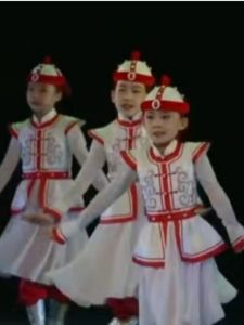 June 1 Kids Mongolian Dance Costume Jubilant Grassland Boys and Girls Ethnic Minority Dance Performance Wear