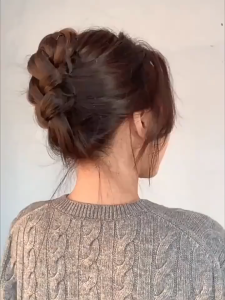 JEDAI KEPANG Hair Wig Rambut Palsu Wanita Imut Clip FLower Hair Elegan Bun