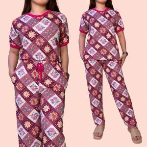 L TO 2XL HIRARA RINGER TERNO PANTS WITH 2 SIDE POCKET COTTON SPANDEX FABRIC