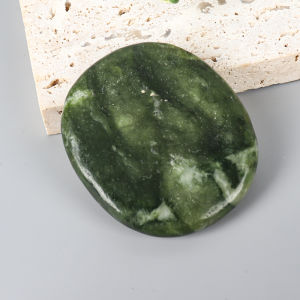 46mm Hand Carved Palm Stone Worry Stone Gemstone Crystal Healing Meditation Stone Home Decor Souvenir Big Size