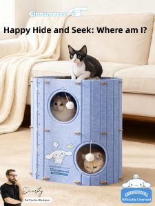 hipidog | Durable Non-Shedding All-Season Suitable Cat Scratching Post Combo