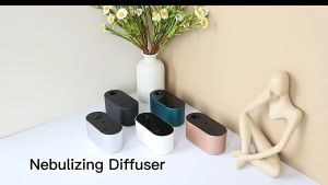 Rechargeable Waterless Aroma Diffuser Essential Oil Nebulizing Aromatherapy for Home SPA Yoga Mute Time Cycle Fragrance