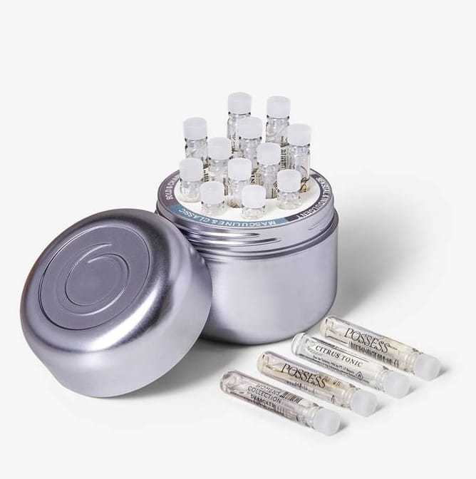 Fragrance Canister Set (1 wadah berisi 12 tester parfum mewah
