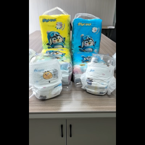 【Buy 1 Take 2】SURPLUCK 50pcs diapers pull-up pants Ultra thin and quick dry Breathable Disposable magic tape Free 2 packs Wipes