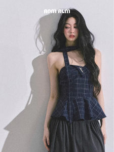 SHAOYEYAN | Crewneck Crop American Style T-Shirt Blue