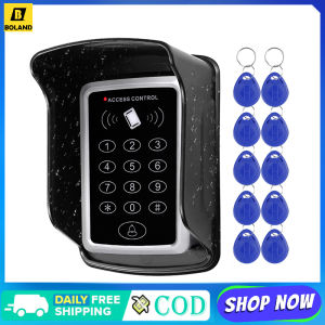 Boland 1000 Users Access Control Kyboard RFID 125Khz EM Card Password Unlocking Reader With Rain Cover Access Control Accessories