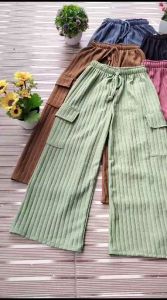 CELANA CARGO ANAK PEREMPUAN BAHAN KNIT HORNET USIA 2-12 TAHUN/CELANA KULOT VIRAL PREMIUM IMPORT